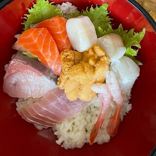 お家で作る海鮮丼♪